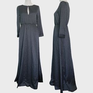 Tularosa Piper satin maxi dress patan print size S